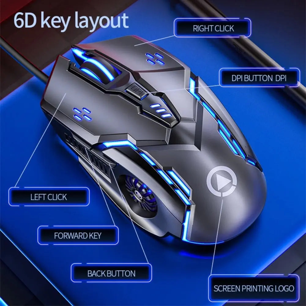 Dragon 6 Buttons 3200 DPI Gaming Mouse Product vendor