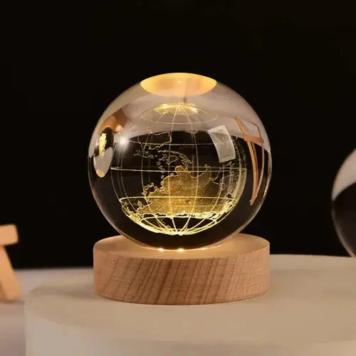 3D Laser Engraved Crystal Ball Product vendor