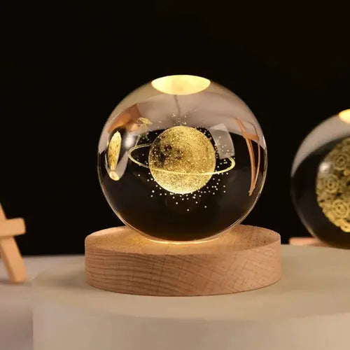 3D Laser Engraved Crystal Ball Product vendor