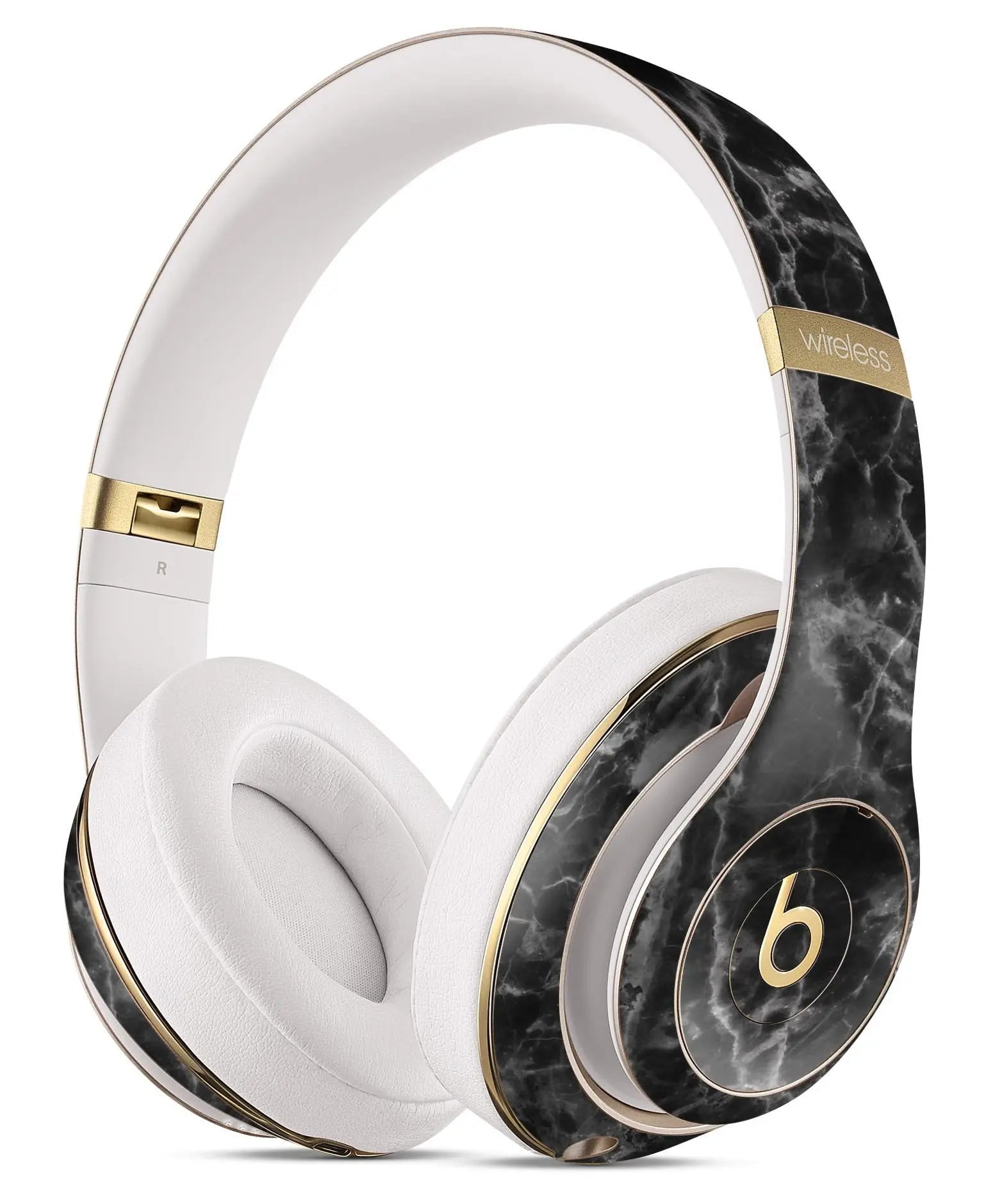 Smooth Black Marble - Full Body Skin Decal Wrap Kit for Beats by Dre Product vendor