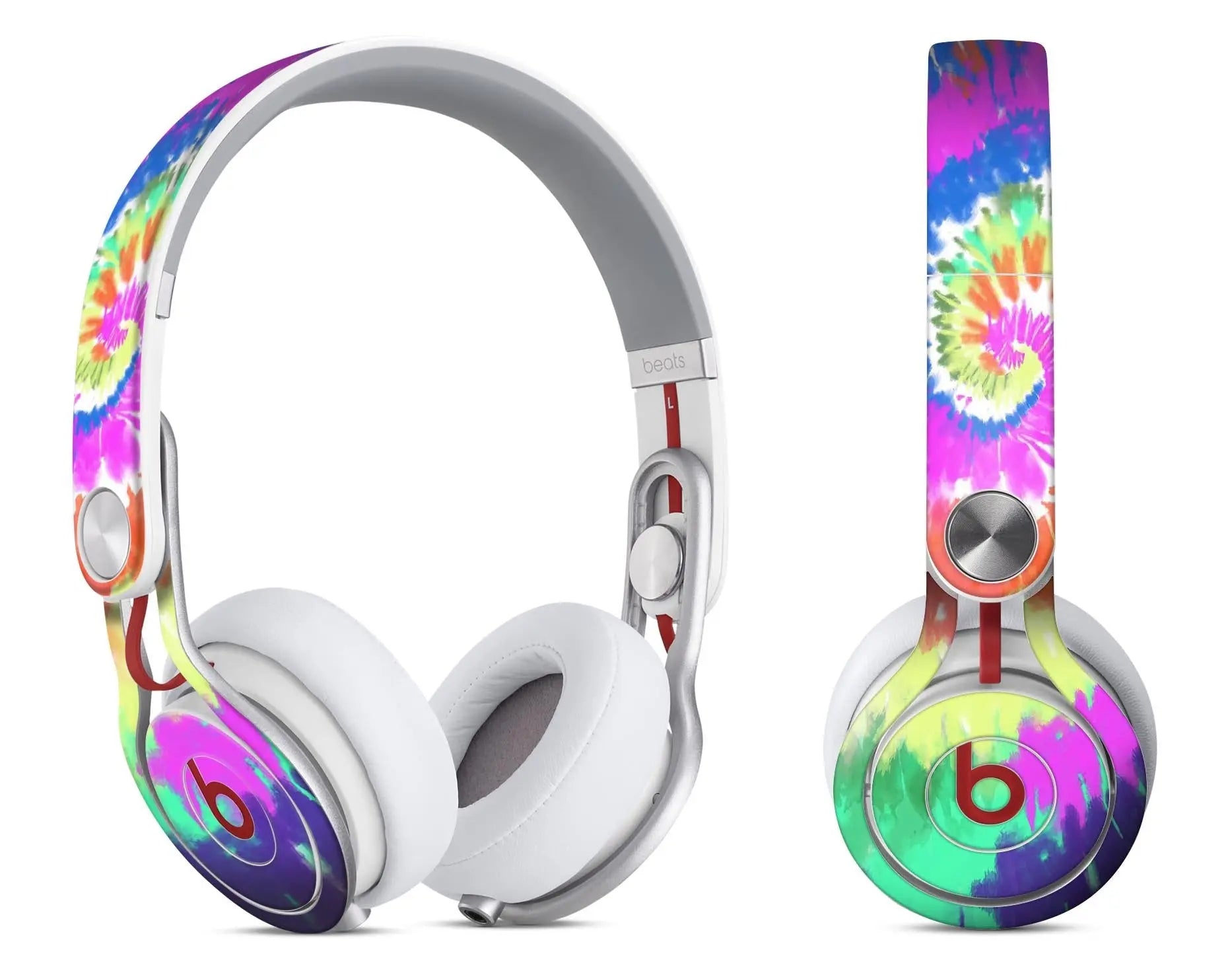 Spiral Tie Dye V1 - Full Body Skin Decal Wrap Kit for Beats by Dre Product vendor