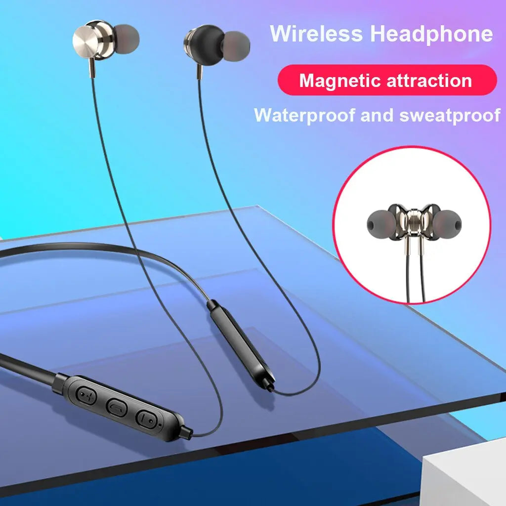 Wireless Blueteeth 5.0 Headset Earbuds Magnetic - Sacodise shop