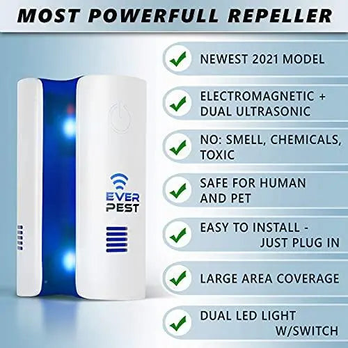 Ultrasonic Pest Repeller Plug in   Electronic Insect Control Defender Product vendor