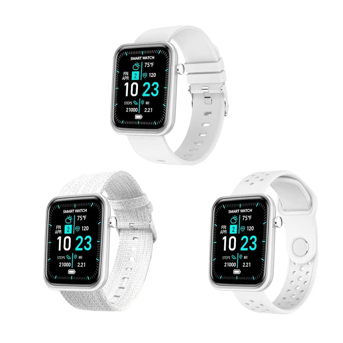 Advanced Smartwatch With Three Bands And Wellness + Activity Tracker - Sacodise shop