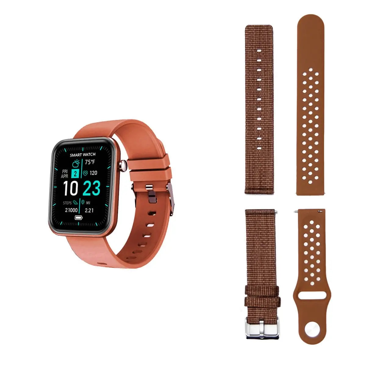 Advanced Smartwatch With Three Bands And Wellness + Activity Tracker - Sacodise shop