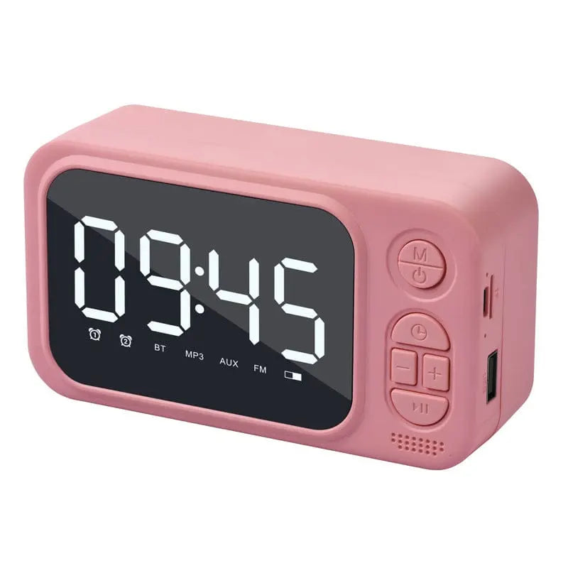 Alarm Clock Bluetooth Speaker Outdoor Portable Wireless - Sacodise shop