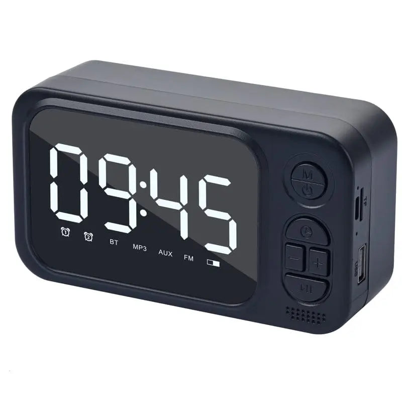 Alarm Clock Bluetooth Speaker Outdoor Portable Wireless - Sacodise shop