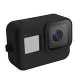 AMZER Shockproof Silicone Case with Lanyard for GoPro HERO8 - Black - Sacodise shop