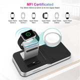 Apple Watch Charger Stand MFi Certified 4 in 1 Wireless Charging - Sacodise shop