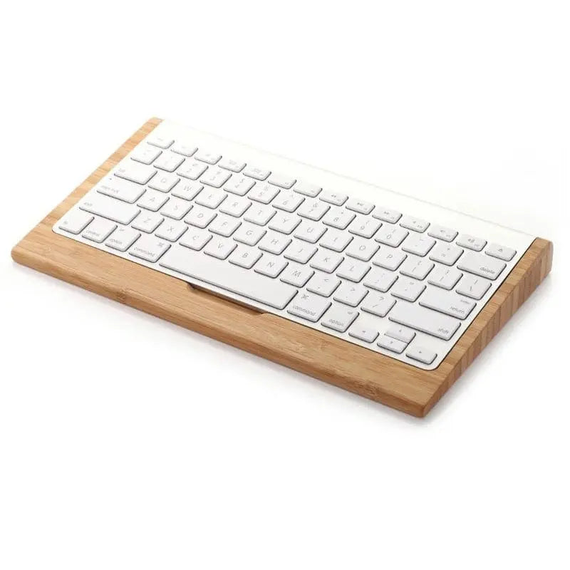 Bamboo Apple Wireless Keyboard Holder - Sacodise shop