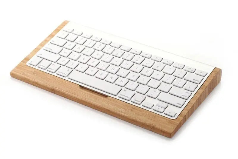 Bamboo Apple Wireless Keyboard Holder - Sacodise shop