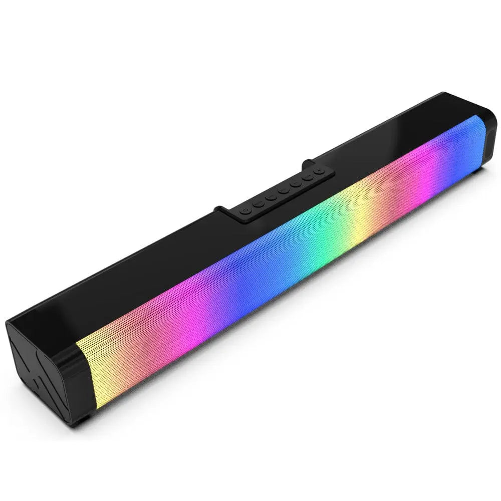 Computer Game Speakers With RGB Light Powerful Bass Stereo - Sacodise shop