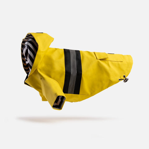 Copper Nesoi Pets Bundle Aden Dog Raincoat - Yellow + Life Jacket