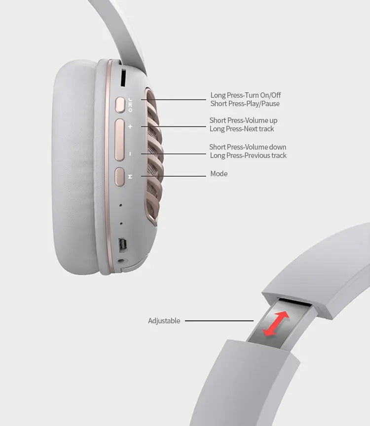 Foldable Wireless noise cancelling bluetooth headphone with mic Product vendor