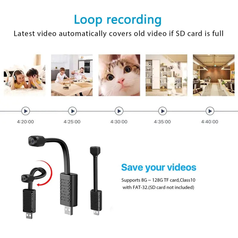 1080P HD Wifi USB Camera with Night Vision Motion Detection Product vendor