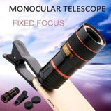 HD Optical Zoom Smartphone Lens with Universal Mobile Phone Clip - Sacodise.shop.com