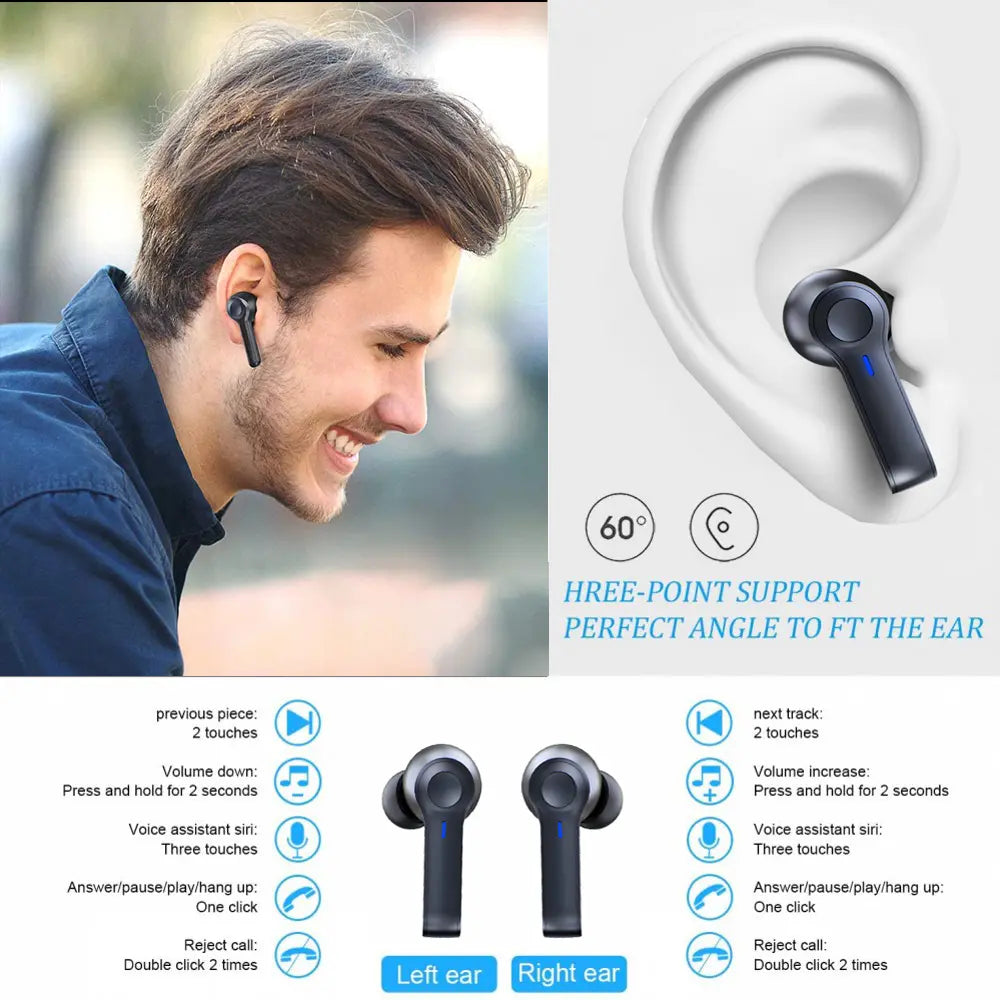 LED Display Wireless Earbuds TWS 5.0 Bluetooth Earphone Product vendor