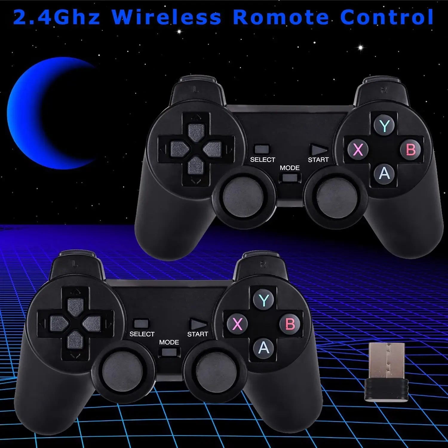 HD 2.4G Double Wireless Gamepad Video Game Console 10000 Games Stick Product vendor