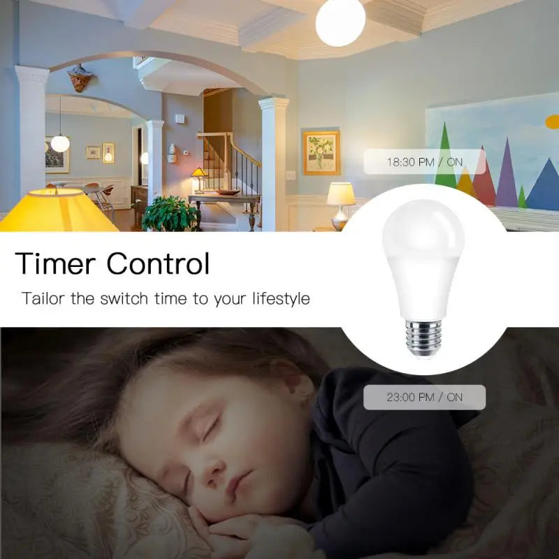 WiFi smart light Amazon Alexa Google Voice Control Cold and Warm Product vendor