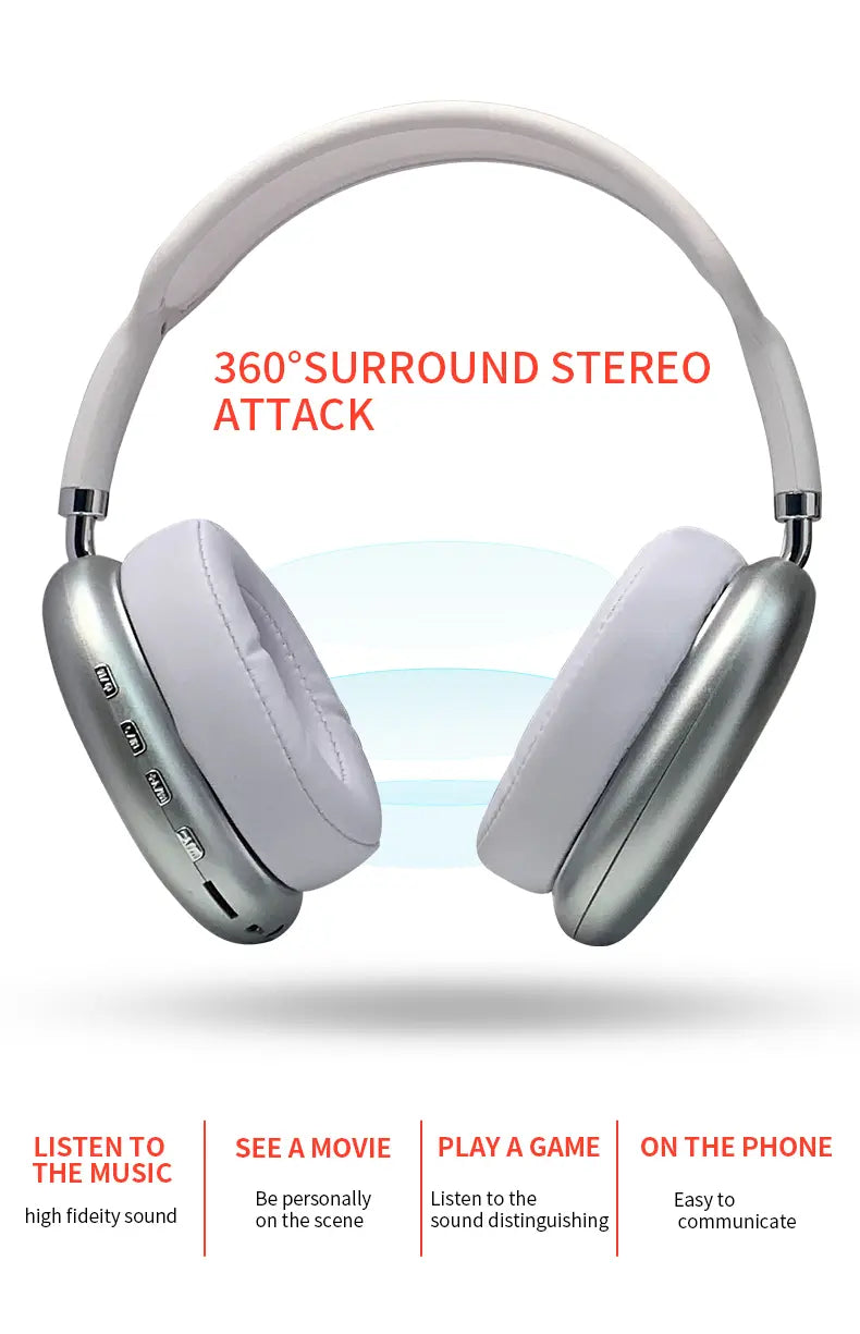 2021 New Wireless Headset HIFI Stereo Bluetooth Headphones Product vendor