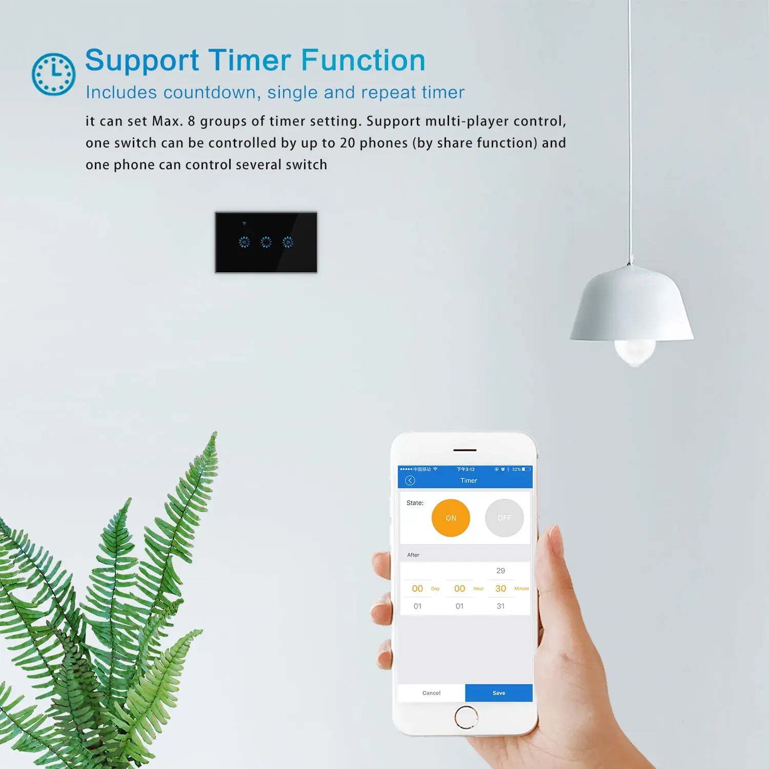 Smart Wifi Switch Compatible with Amazon Alexa Product vendor