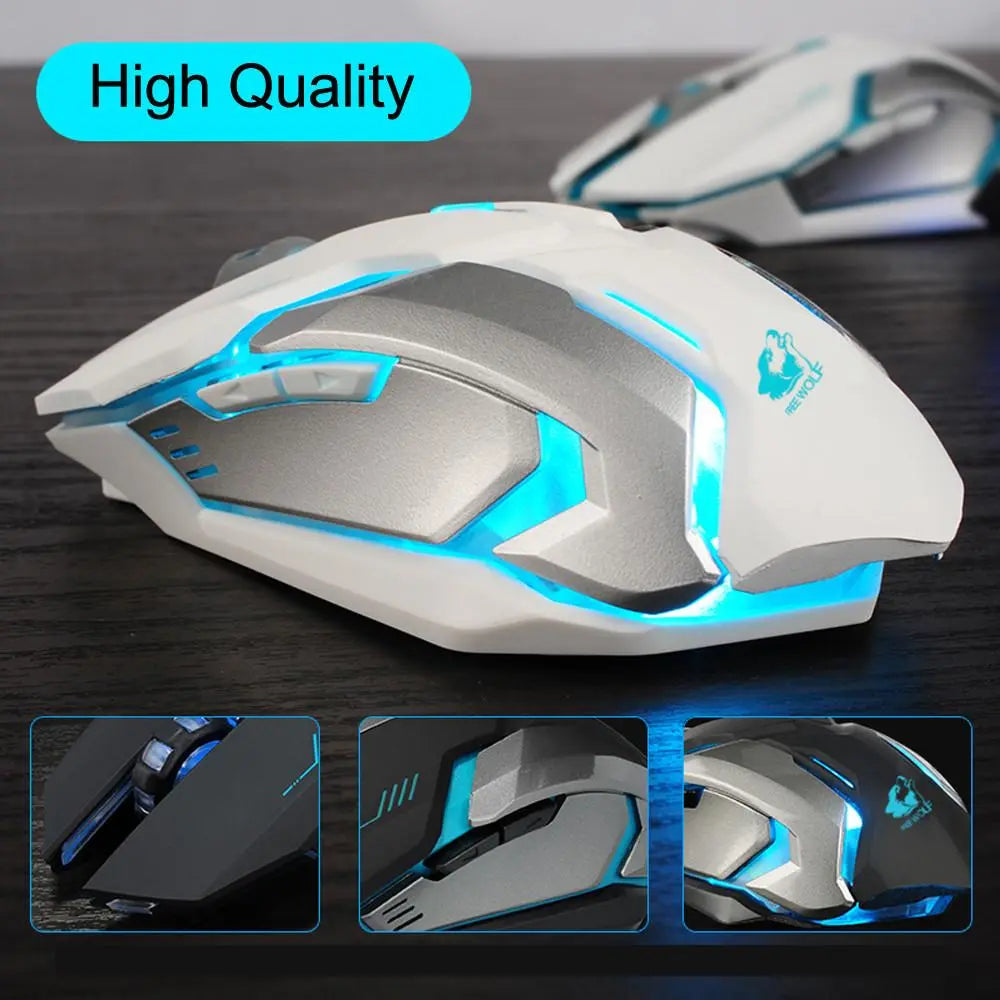 Ninja Dragon Stealth 7 Wireless Silent LED Gaming Mouse Product vendor