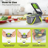 Miibox Vegetable Chopper with Container 22-in-1 Veggie Choppers