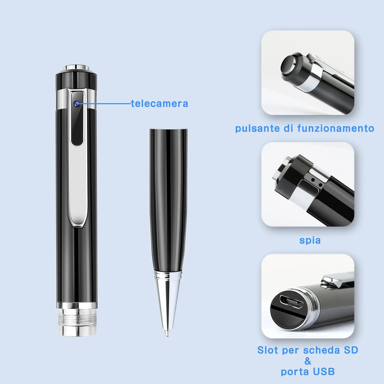 1080P HD Mini Camcorder Sports DV DVR Camcorder Hidden Camera Pen Product vendor