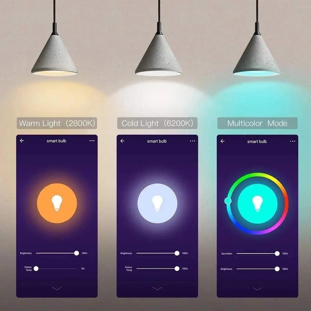 Smart Bulb E26 Wifi Light Compatible with Tuya Alexa Google Assistant Product vendor