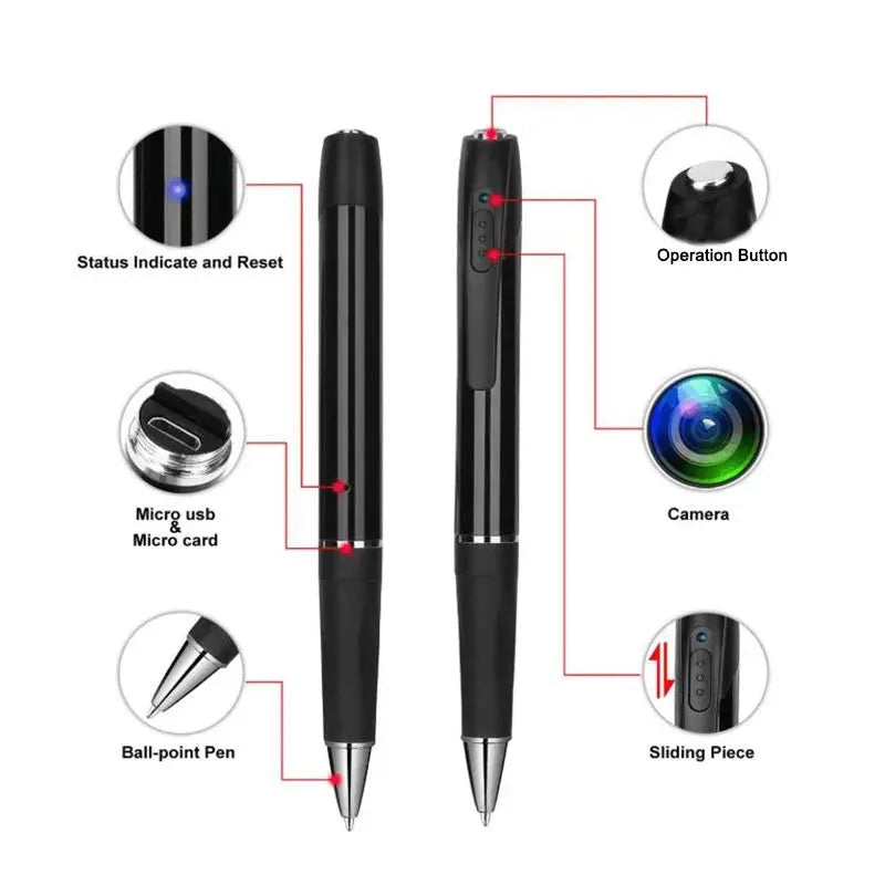 1080P HD Hidden Pen Camera Mini Camera Pen Product vendor