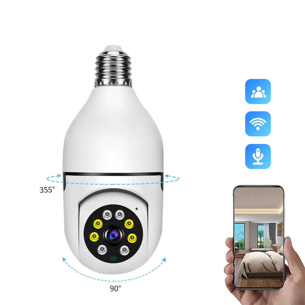 Portable WIRELESS WIFI LIGHT BULB CAMERA SECURITY CAMERA Product vendor