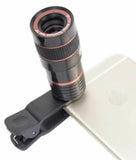 HD Optical Zoom Smartphone Lens with Universal Mobile Phone Clip - Sacodise.shop.com