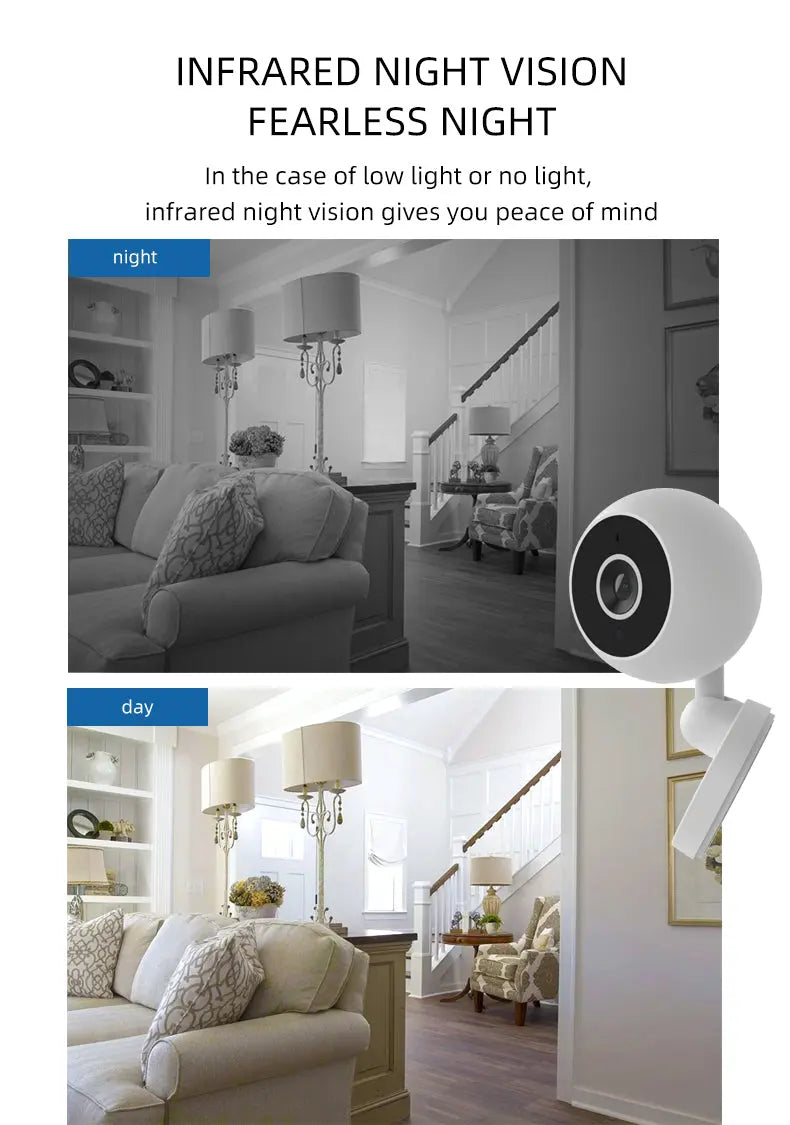 HD 1080P Smart Wifi Camera Network Home Security Camera 360° Rotate Product vendor