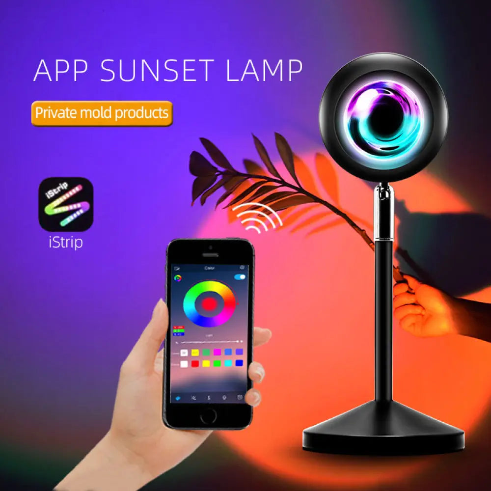 Projector APP/Remote Control Sunset Lamp Rainbow Sunset Lamp Product vendor