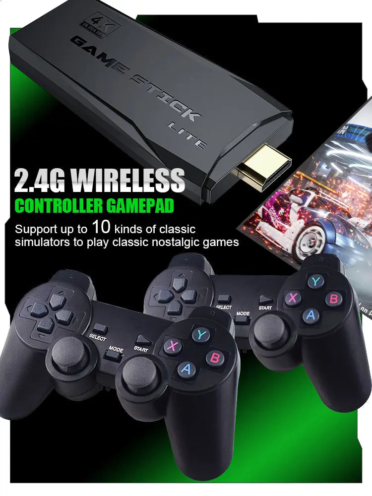 HD 2.4G Double Wireless Gamepad Video Game Console 10000 Games Stick Product vendor