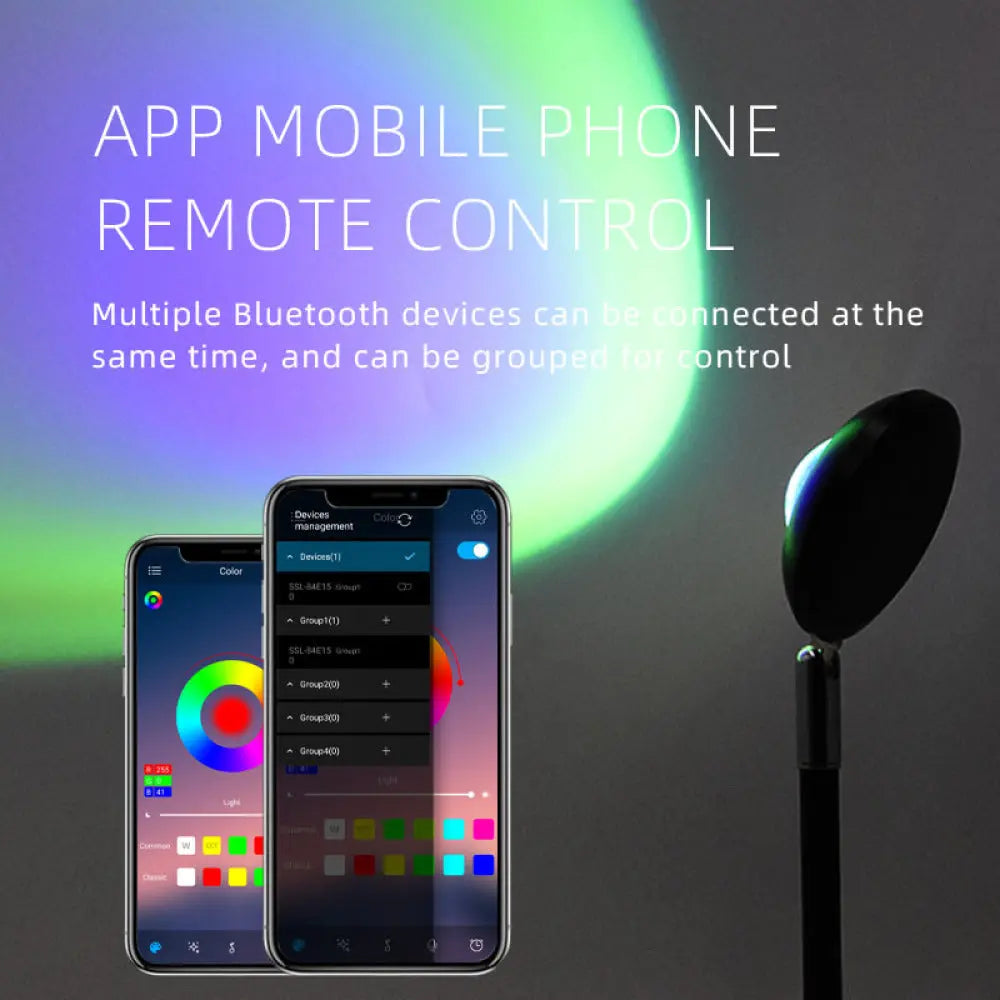 Projector APP/Remote Control Sunset Lamp Rainbow Sunset Lamp Product vendor