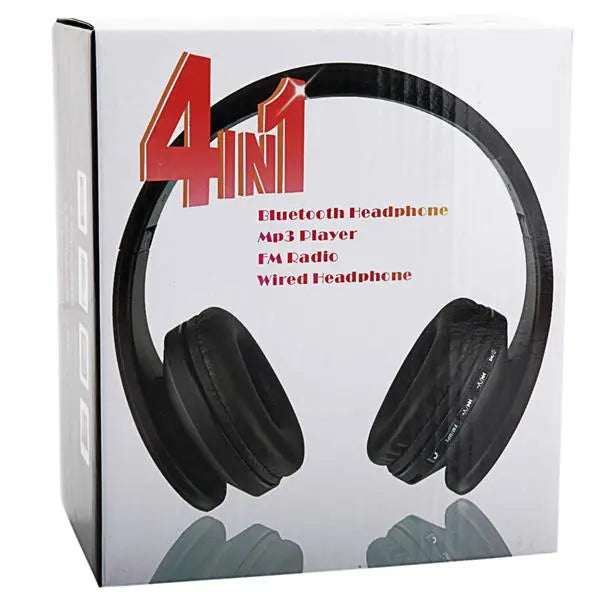 HY-811 Foldable FM Stereo MP3 Player Wired Bluetooth Headset Product vendor