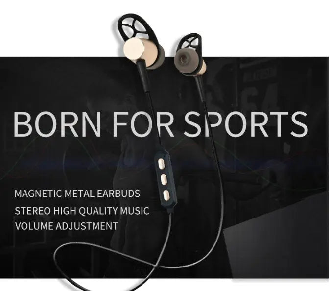 DELETE THIS SKU - Bluetooth Wireless Headset Magnetic Sports - Sacodise shop