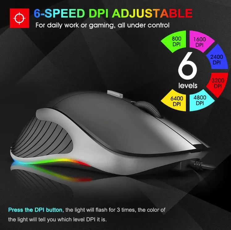 DELETE THIS SKU - iMice X6 Optical Gaming Mouse - Sacodise shop