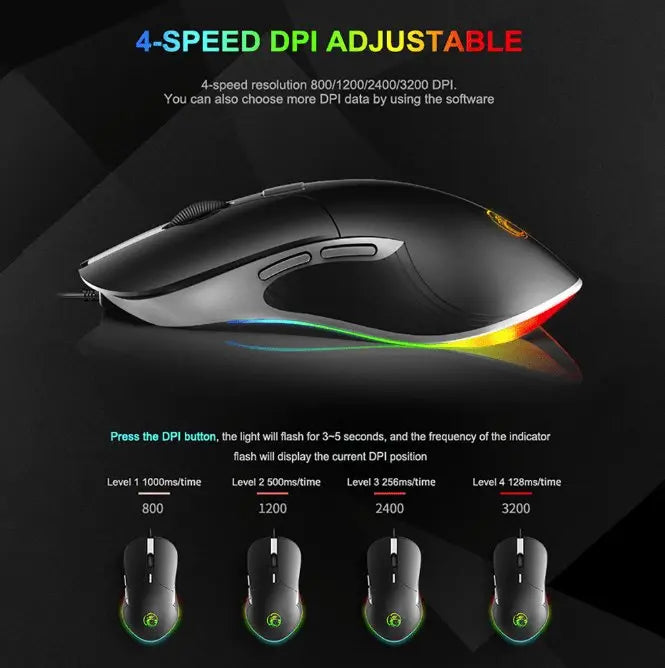 DELETE THIS SKU - iMice X6 Optical Gaming Mouse - Sacodise shop