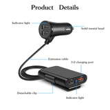 Smart QC3.0 Quick Car USB Charger With A Clip - Sacodise.shop.com