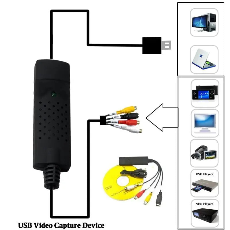 Digital Video Transfer Convert And Store Device - Sacodise shop