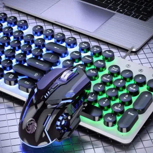 Dragon LED Backlight Gaming USB Wired Keyboard Mouse Set - Sacodise shop