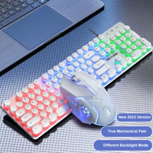 Dragon LED Backlight Gaming USB Wired Keyboard Mouse Set - Sacodise shop