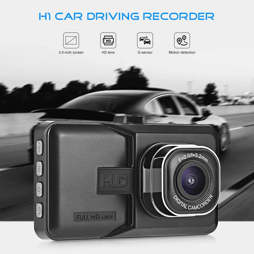 Black Box Dash Cam 1080P G-Sensor Looping Car Camera - Sacodise shop