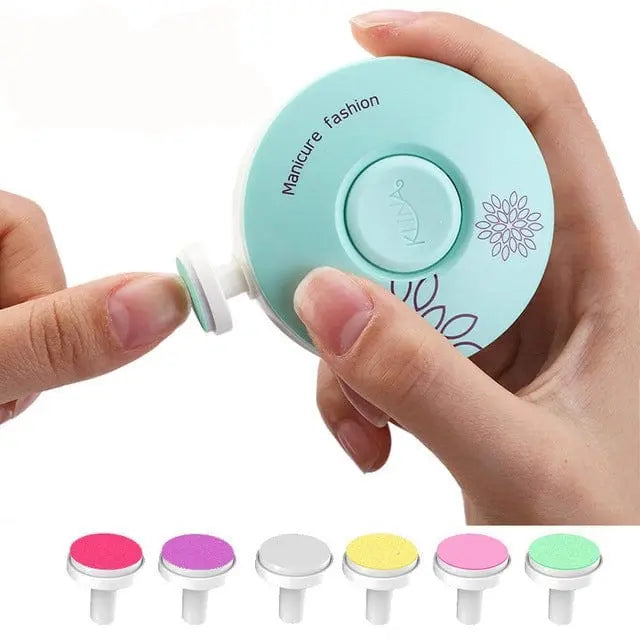 Electric Baby Nail Trimmer Nail Polisher Infant Manicure Scissors - Sacodise shop