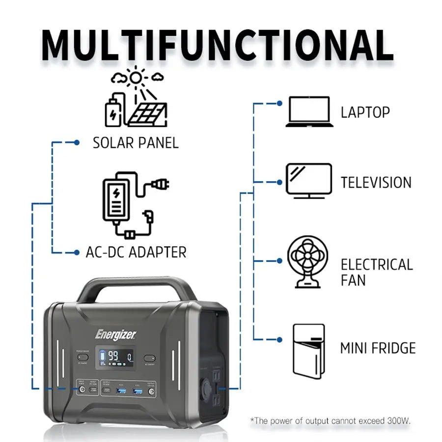 Energizer PPS320 320Wh Portable Power Station - Sacodise shop