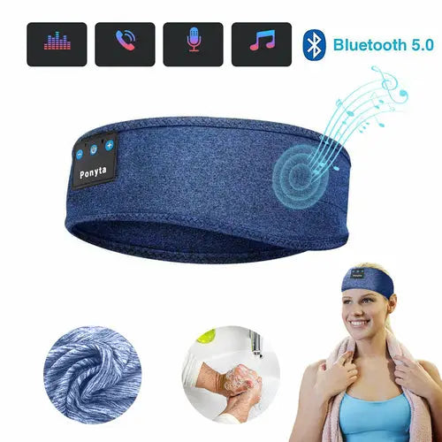 Wireless Bluetooth Sleeping Headphones Sports Headband Eye Mask Product vendor