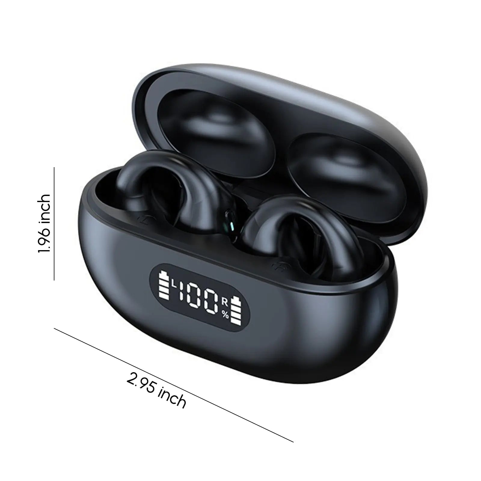 5.3 Bluetooth Open Ear Clip Wireless Earbuds with Earhooks & Digital Product vendor