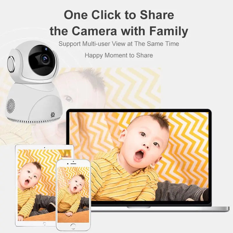 HD 1080P Camera 360° Panoramic PTZ Wireless Wifi Camera - Sacodise shop